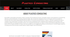 Desktop Screenshot of plasticsconsulting.com