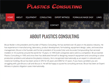 Tablet Screenshot of plasticsconsulting.com
